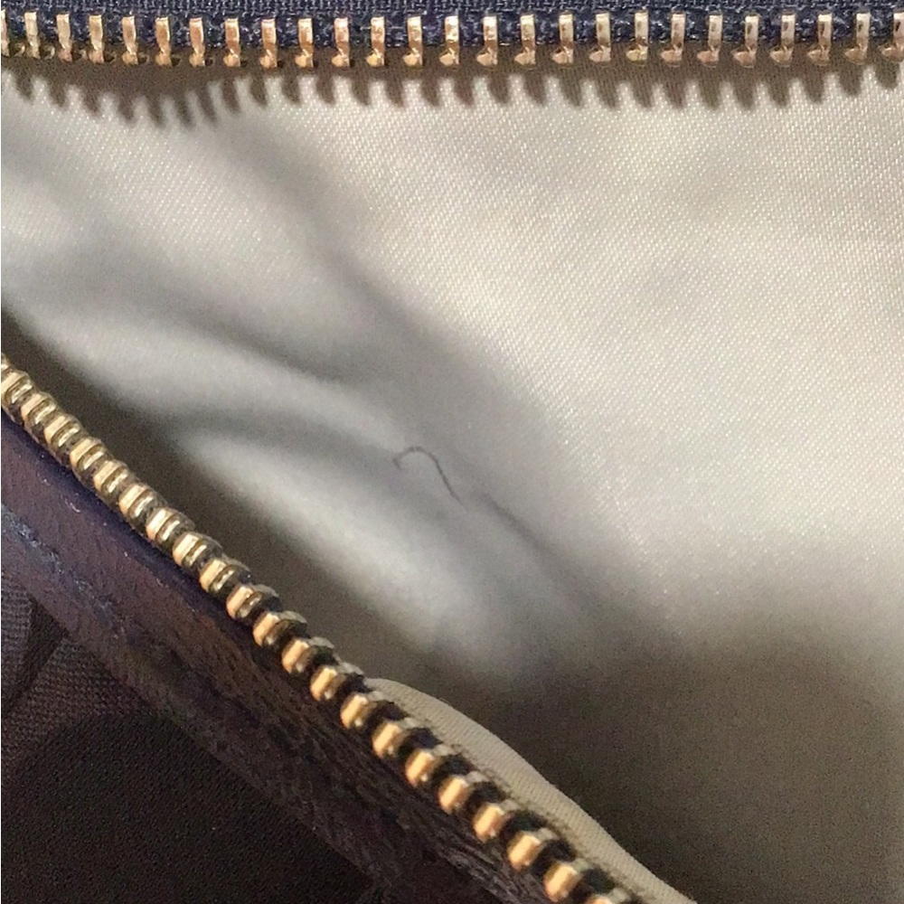 COACH Signature Coated Canvas Shoulder Bag,‎ Large, Dark Blue - Picture 15 of 16